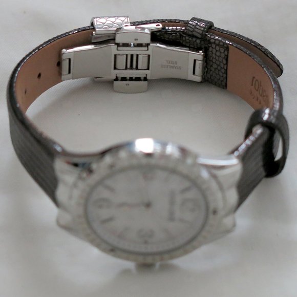 NWT $800 Ladies Roberto Cavalli by Franck Muller 34mm Pyramid-Lug Watch IL048 main image 5